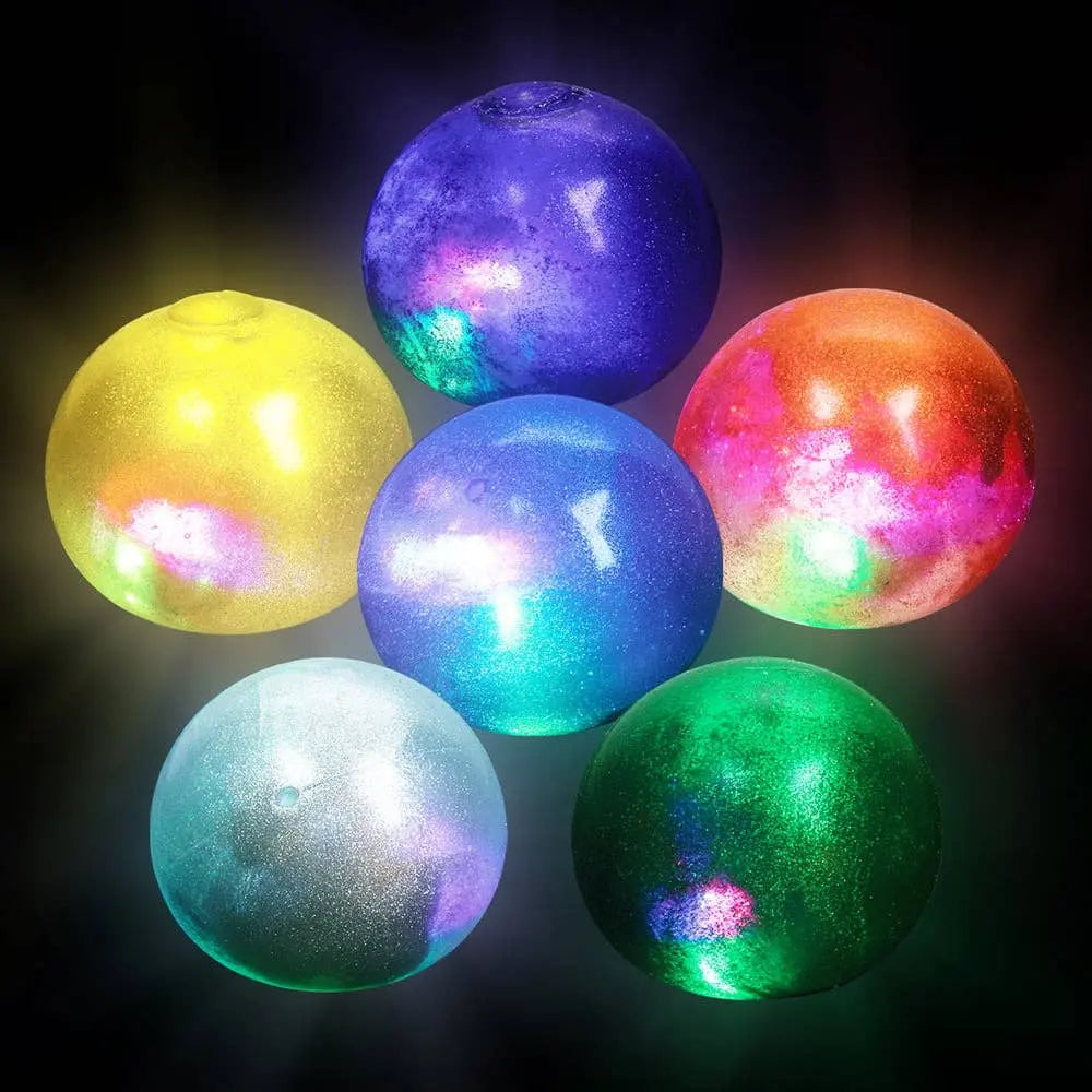 La Luna Bella - Toys - 2.5" LIGHT-UP GALAXY SQUEEZE BALL LLB Light-up Toys La Luna Bella - Toys