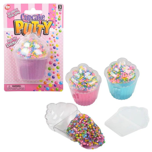 La Luna Bella - Toys - 3.25" SPRINKLE CUPCAKE PUTTY LLB Slime & Putty La Luna Bella - Toys