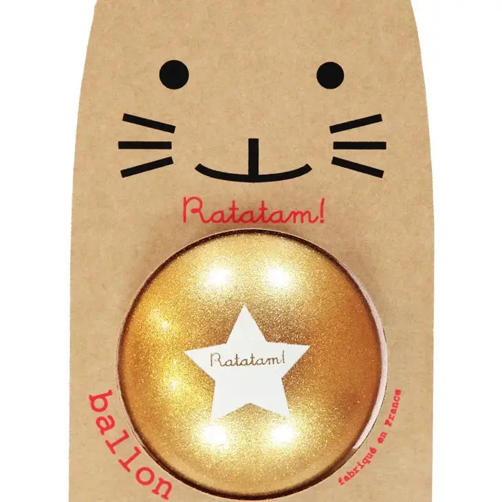 Large Gold Glitter Balloon 22 cm Ratatam