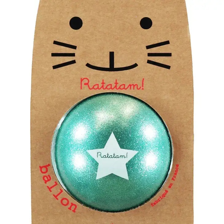 Large Green Glitter Balloon 22 cm Ratatam