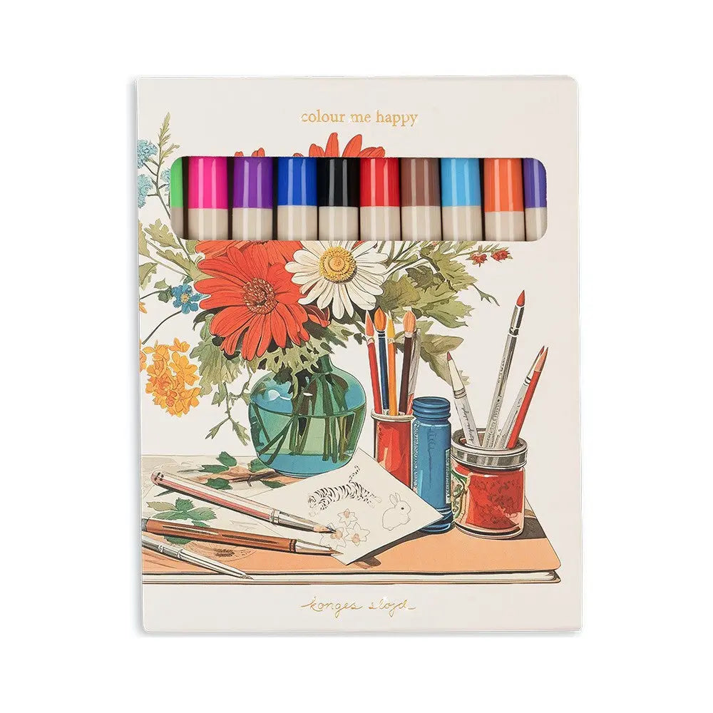 MAGIC PENS 10 PCS - Colour me happy Konges Slojd