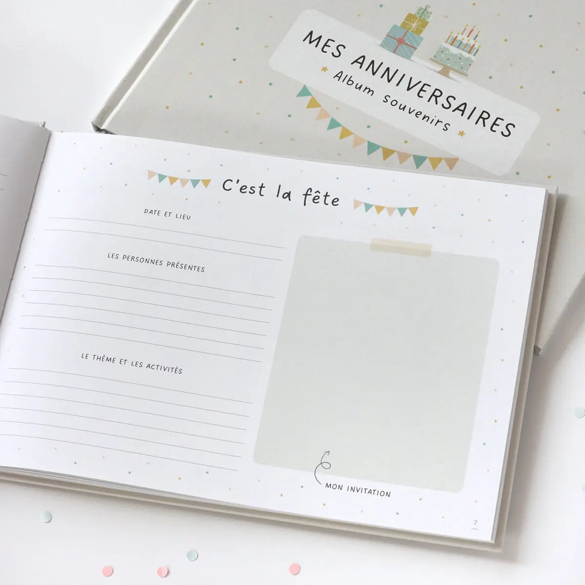 MES ANNIVERSAIRES ALBUM SOUVENIRS Zu-boutique