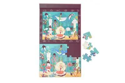 Magnetic Puzzle - Discovery Game - Mermaids Scratch