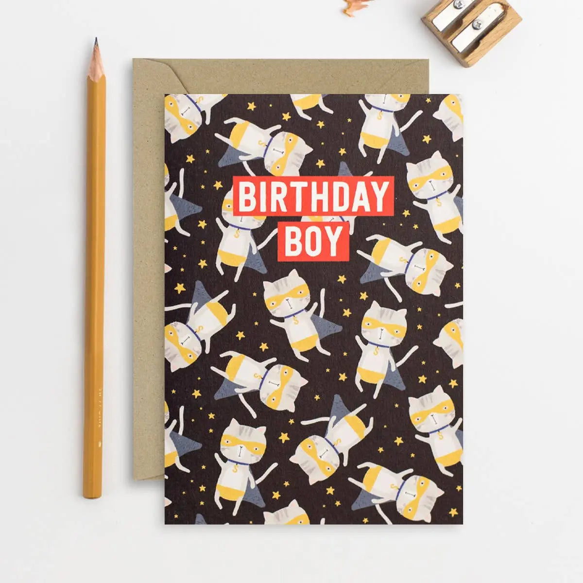 MifkiBirthday Card | Superhero Card For Kids Mifkins