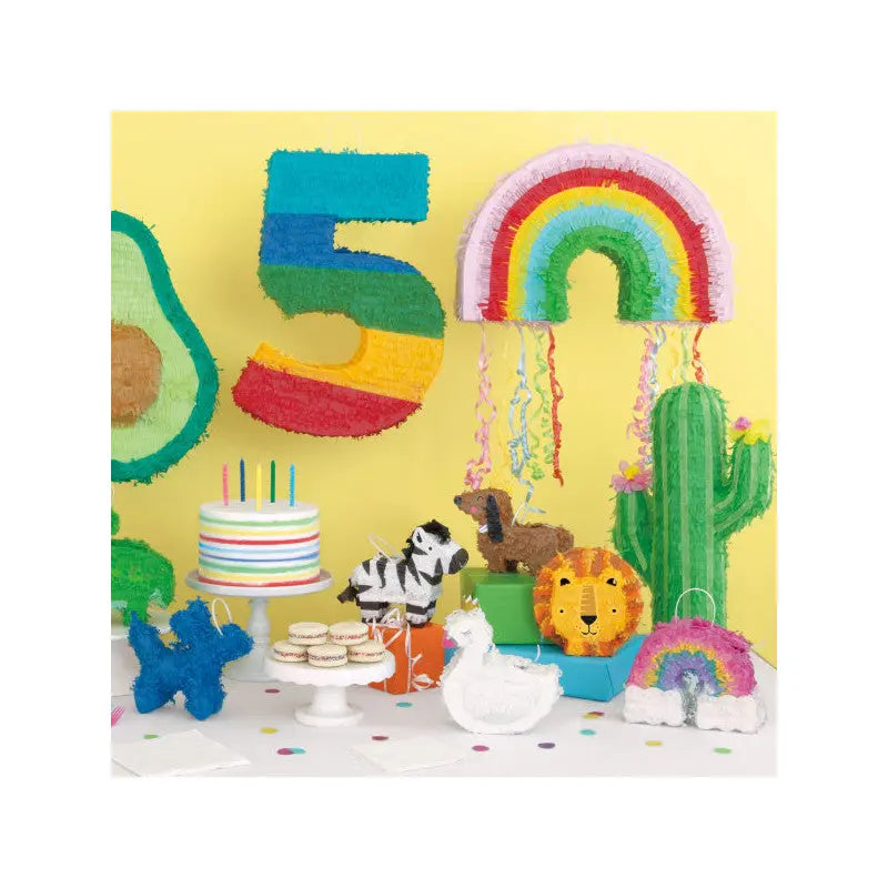 Mini Pinata Tête de lion 17 x 17 cm cotillons Alsace