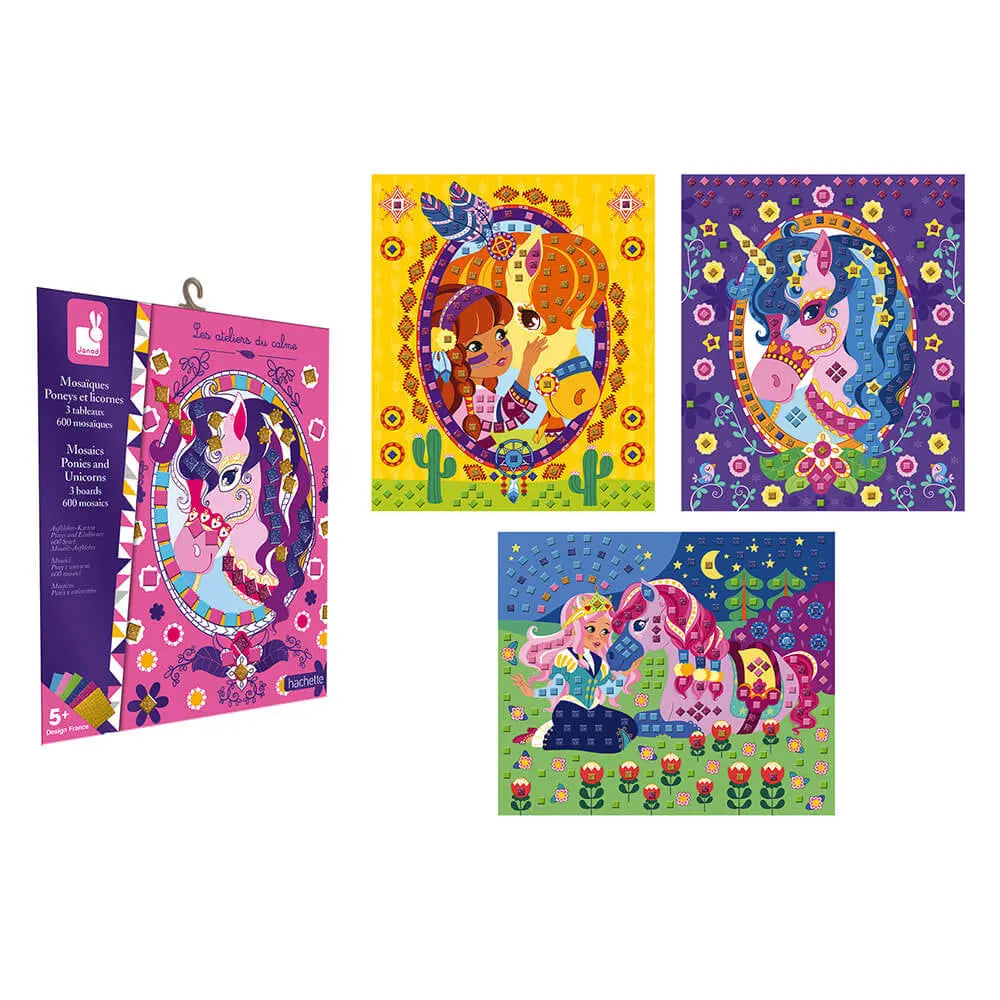 Mosaics Ponies And Unicorns Janod