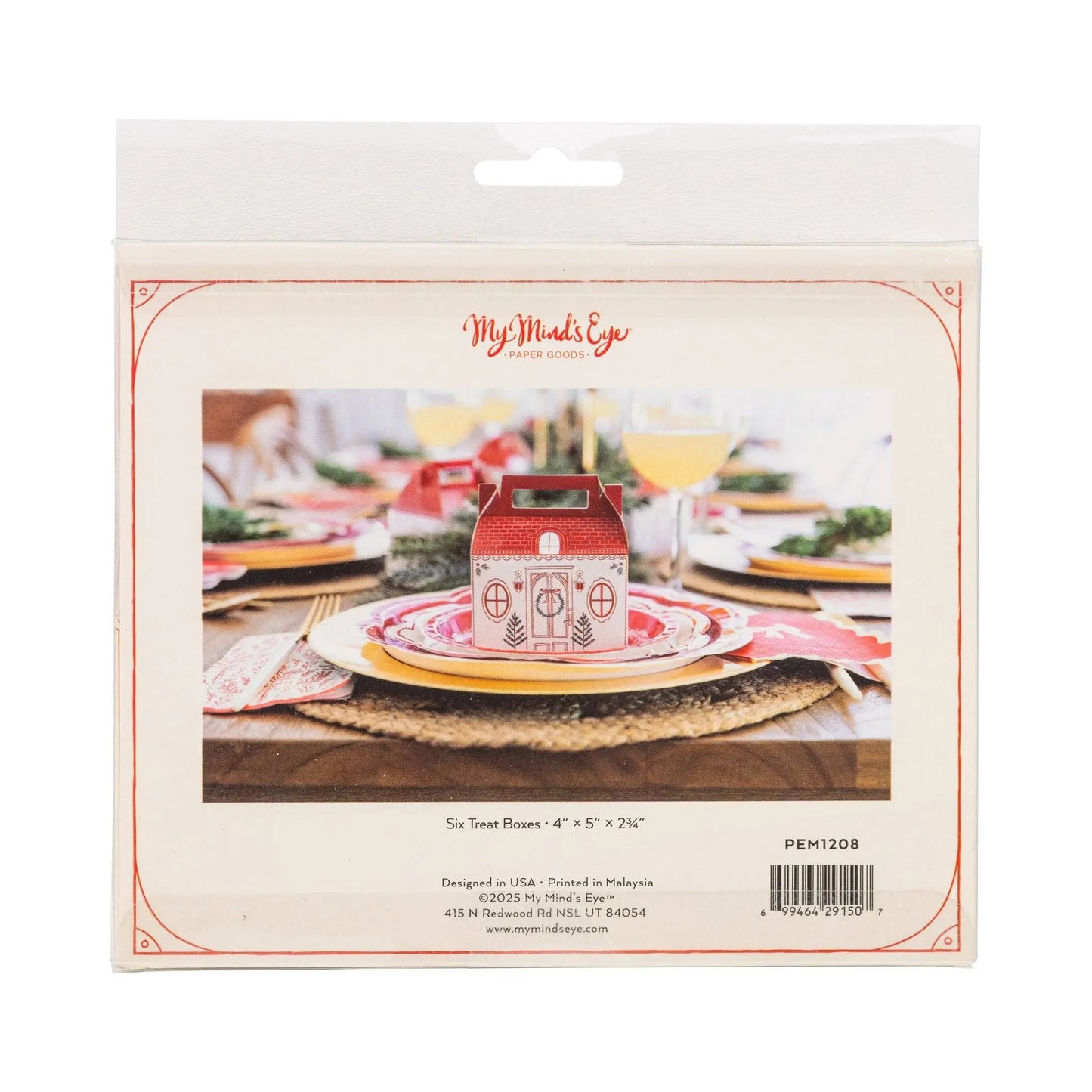 My Mind’s Eye - PEM1208 - Row House Gable Box My Mind’s Eye