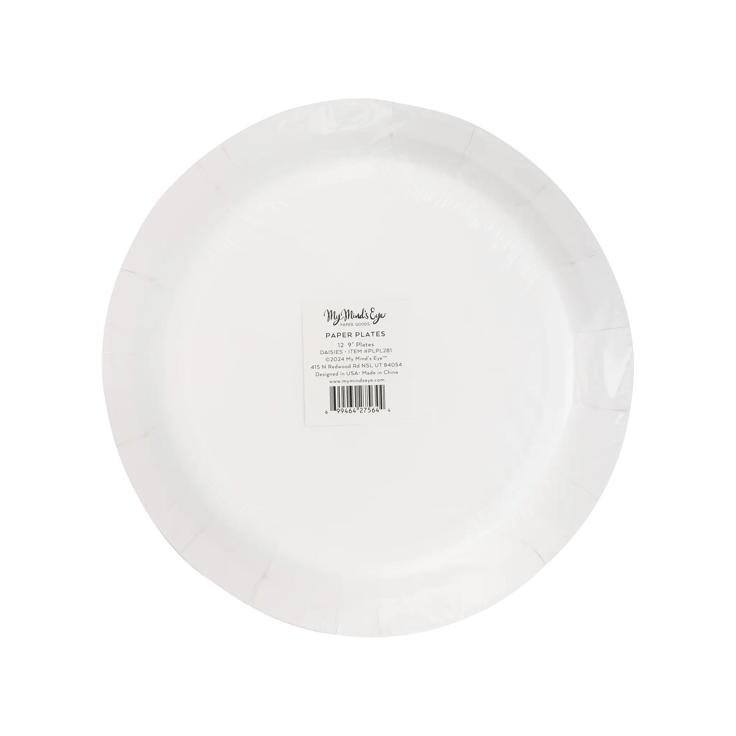 My Mind’s Eye - PLPL281 - Daisies Paper Plate My Mind’s Eye