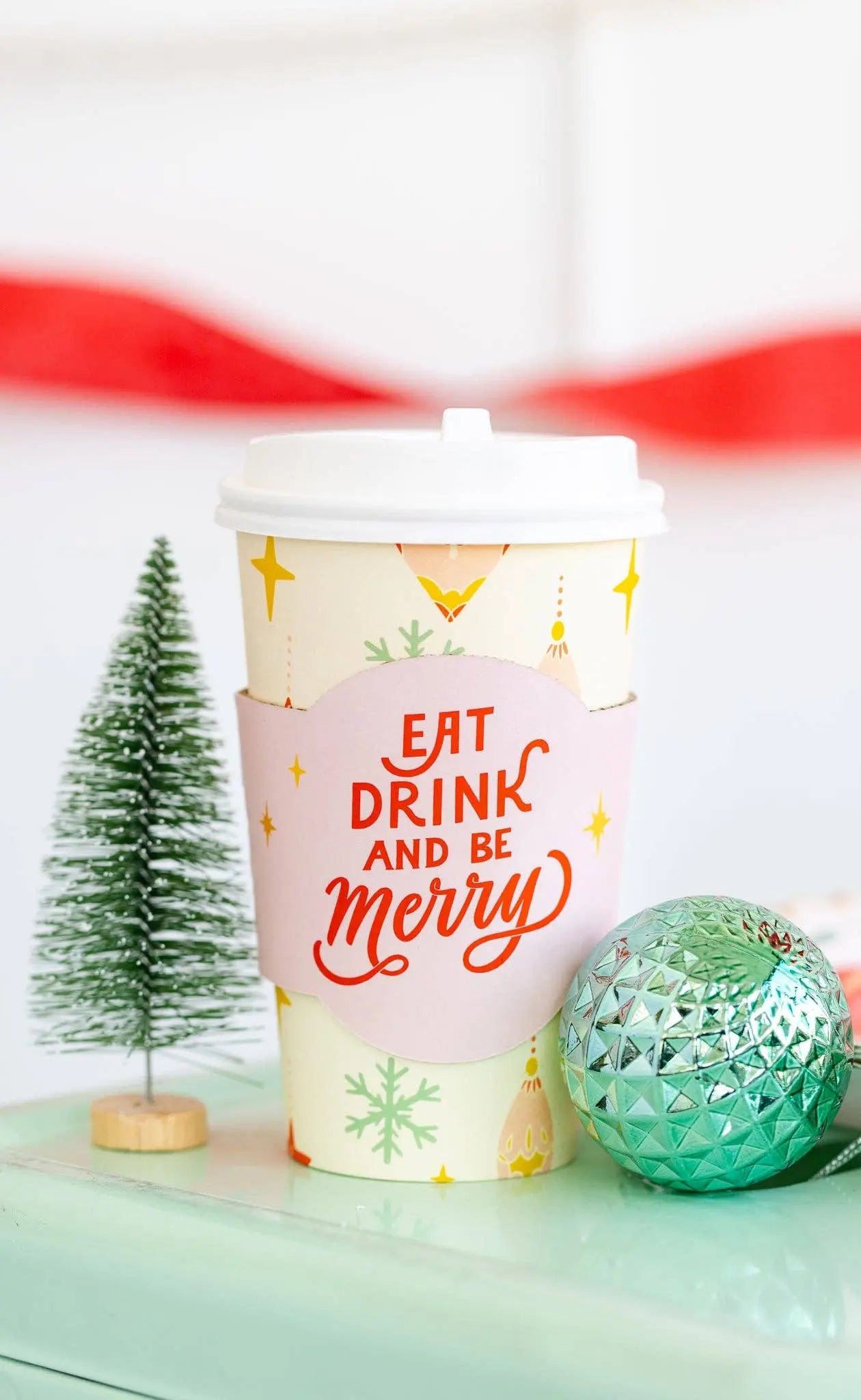 My Mind’s Eye - RET1012 - Retro Christmas To Go Cups My Mind’s Eye
