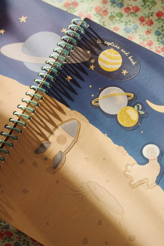 My sticker book fsc - green Konges Slojd