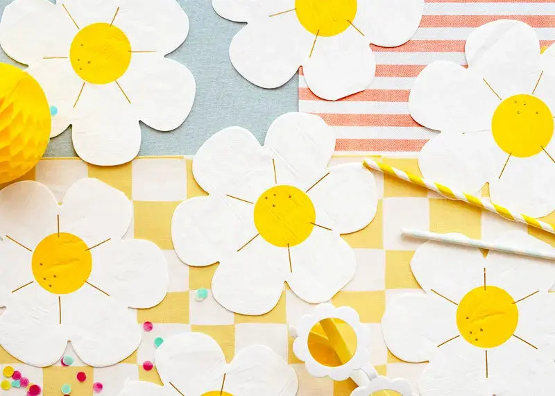 Napkins Daisy Partydeco