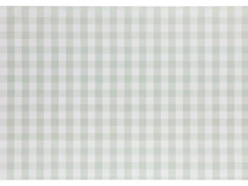 Non-woven runner Checkered sage, 40x500cm Partydeco