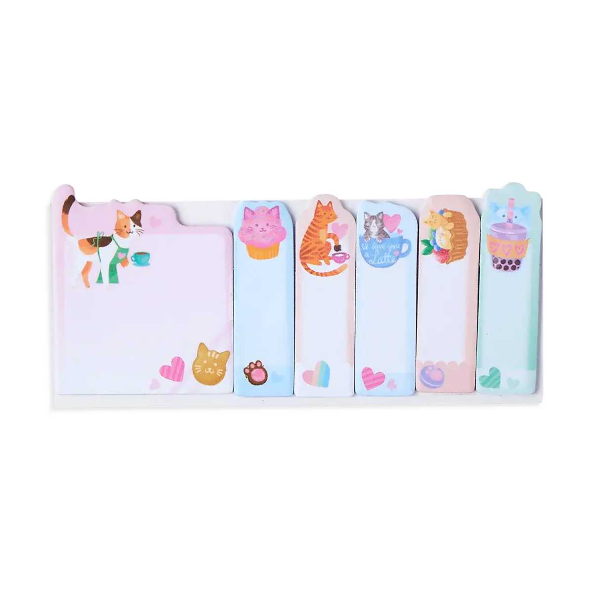 Note Pals Sticky Tabs – Cat cafe OOLY