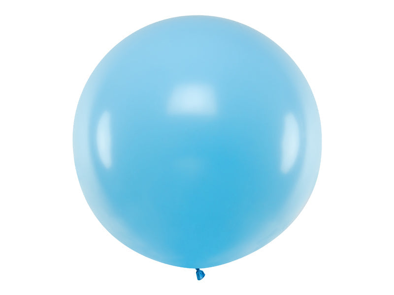 Round Balloon 1m, Pastel Sky-Blue (OLBO-003)