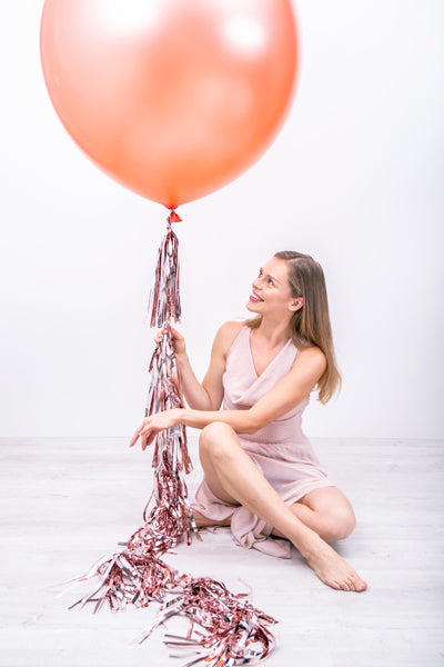 Round Balloon 1m, metallic Rose Gold (OLBO-019R)