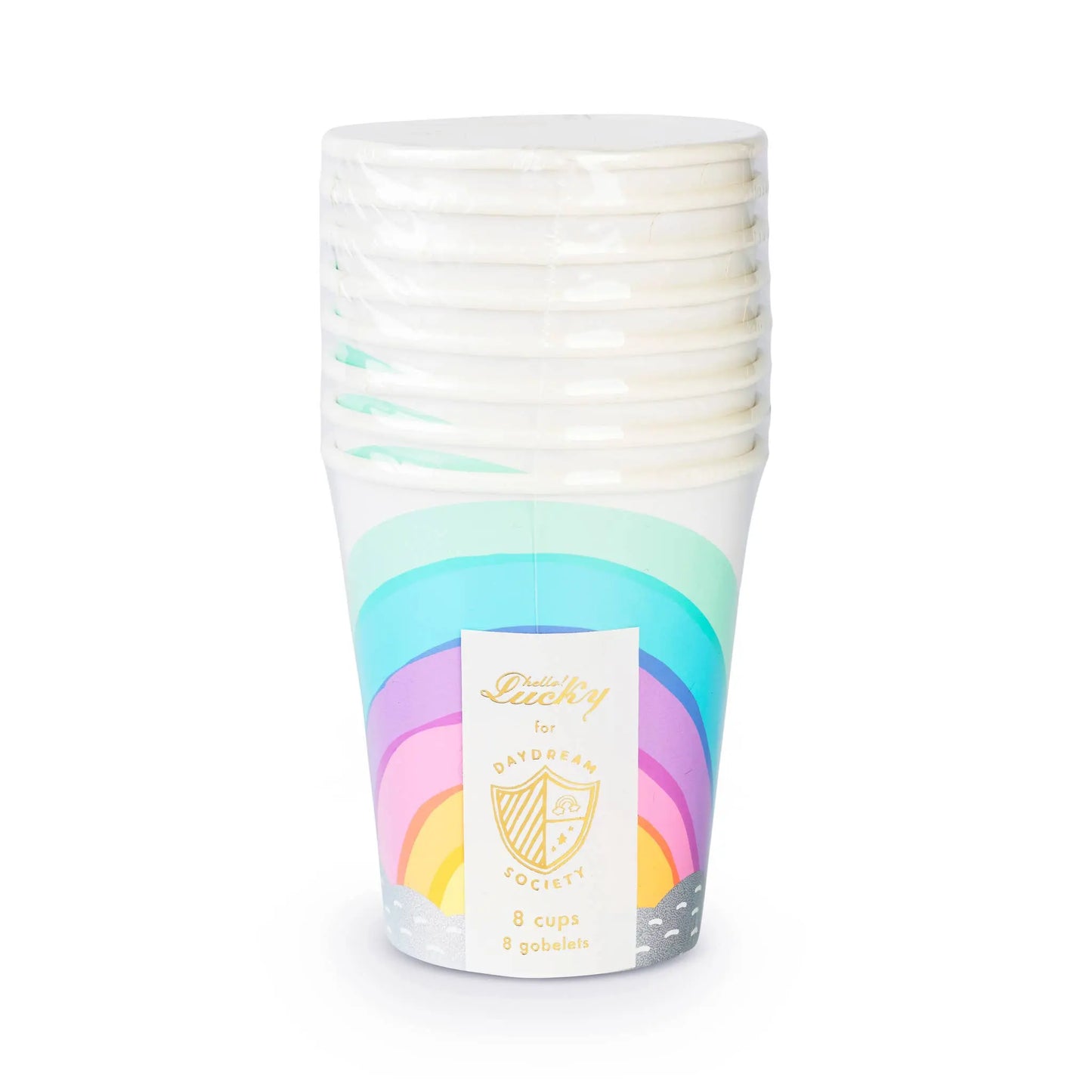 Over the Rainbow 9 oz Cups - 8 Pk. Jollity & Co. + Daydream Society