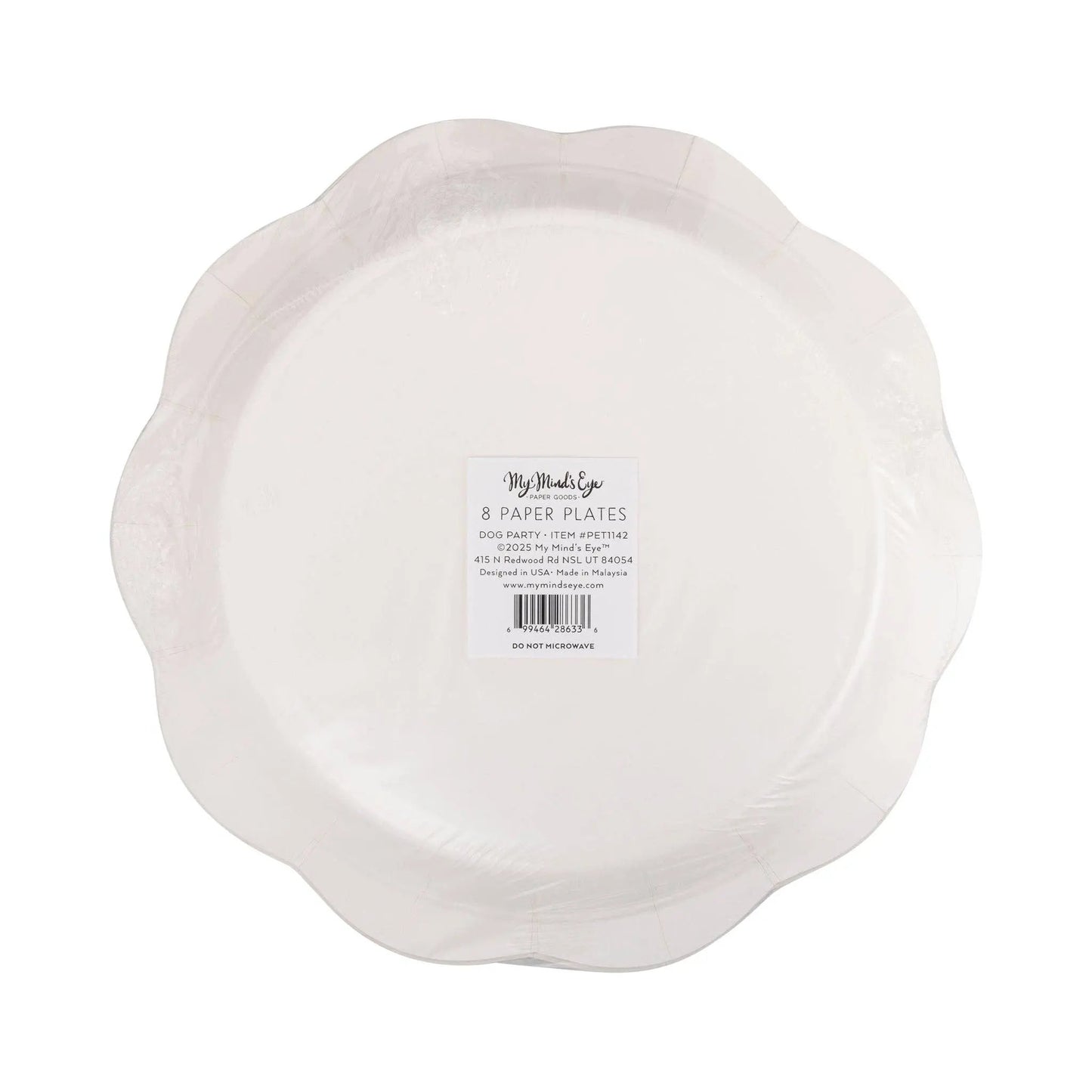 PET1142 - Dog Party Plate My Mind’s Eye