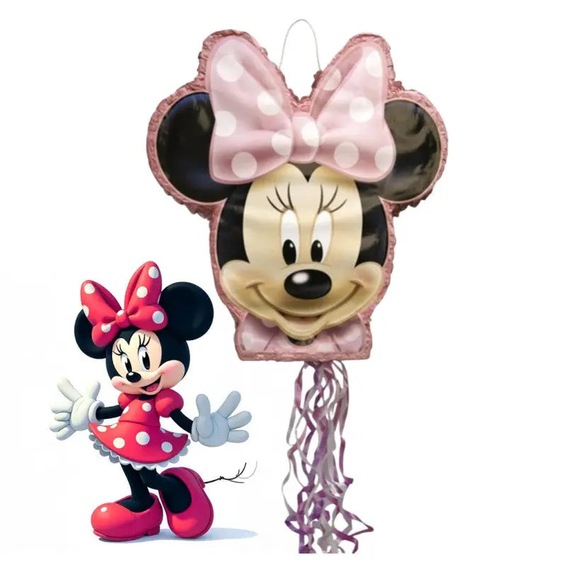 PINATA to pull - Minnie Mouse 50 x 47 cm Cotillons D Alsace