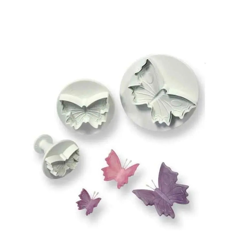 PME Veined Butterfly Plunger Cutter Set 3 Patis Decor
