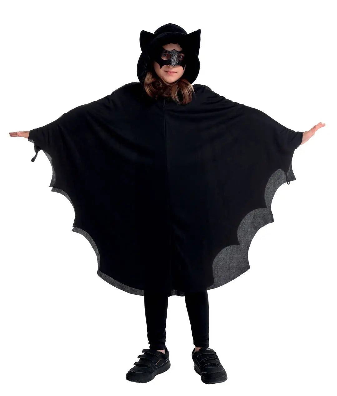 P'tit Clown - Bat Costume - Black - Child - 5/6 Years P'tit Clown