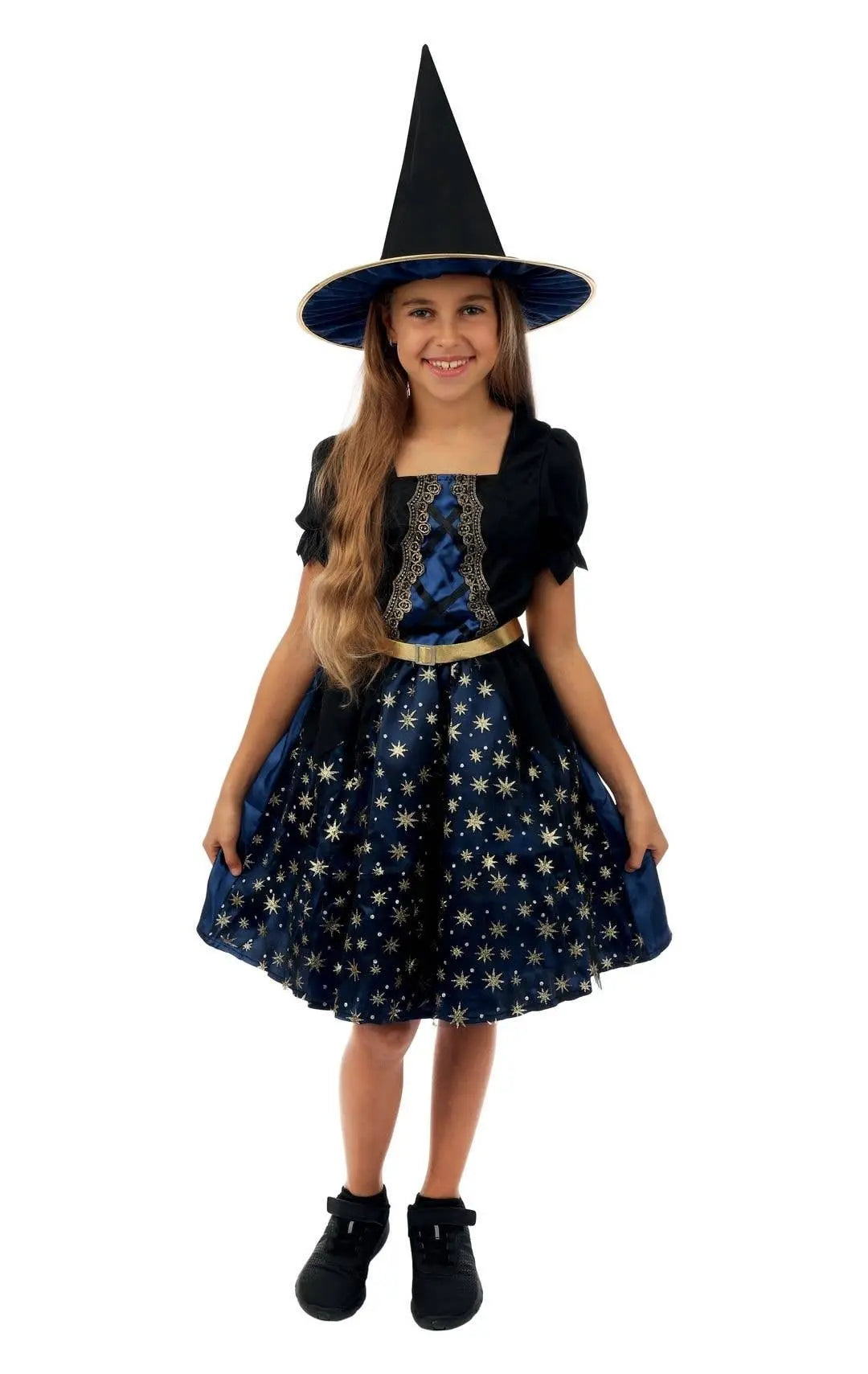 P'tit Clown - Starry Witch Costume - Blue - Child - 7/9 Years P'tit Clown