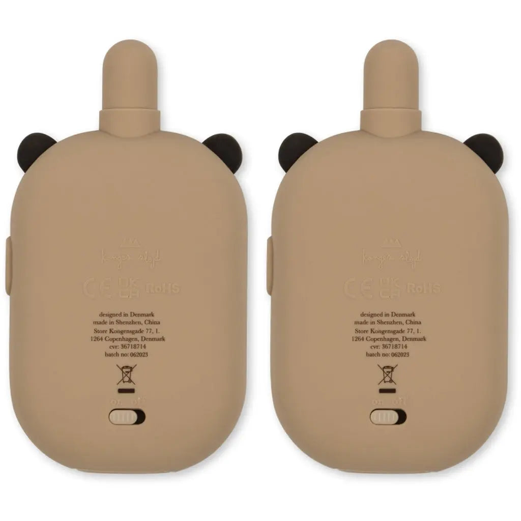 Panda Walkie Talkie set - KONGES SLØJD Konges Slojd
