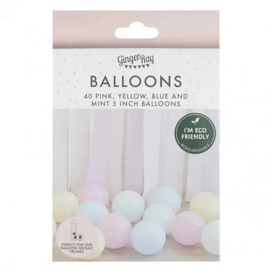 Pastel Balloon Mosaic Balloon Pack Ginger Ray