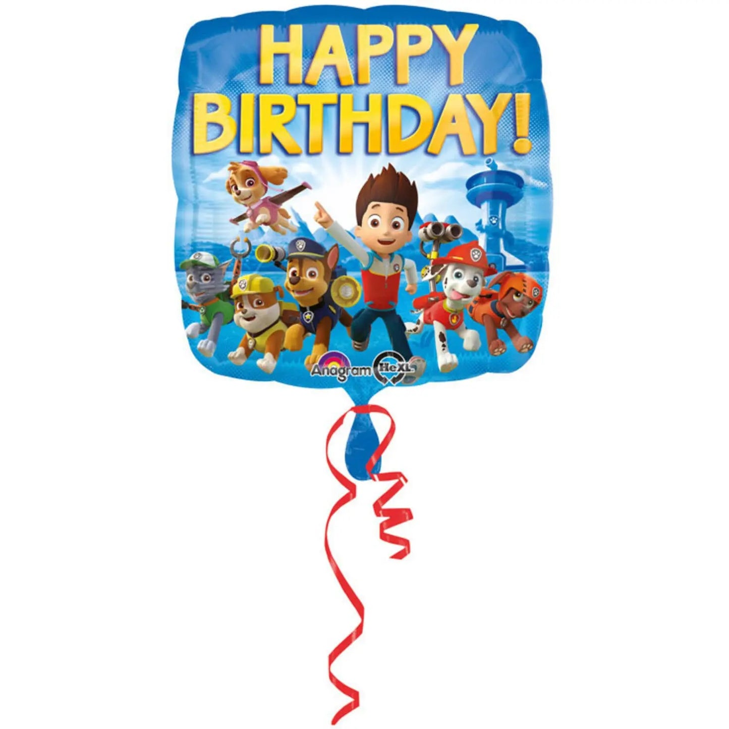 Paw Patrol - Happy Birthday Foil Balloon Anagram
