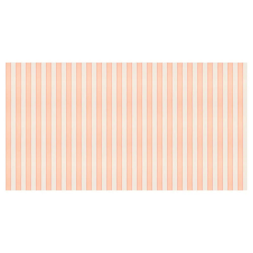 Peach Stripe Tablecloth Meri Meri