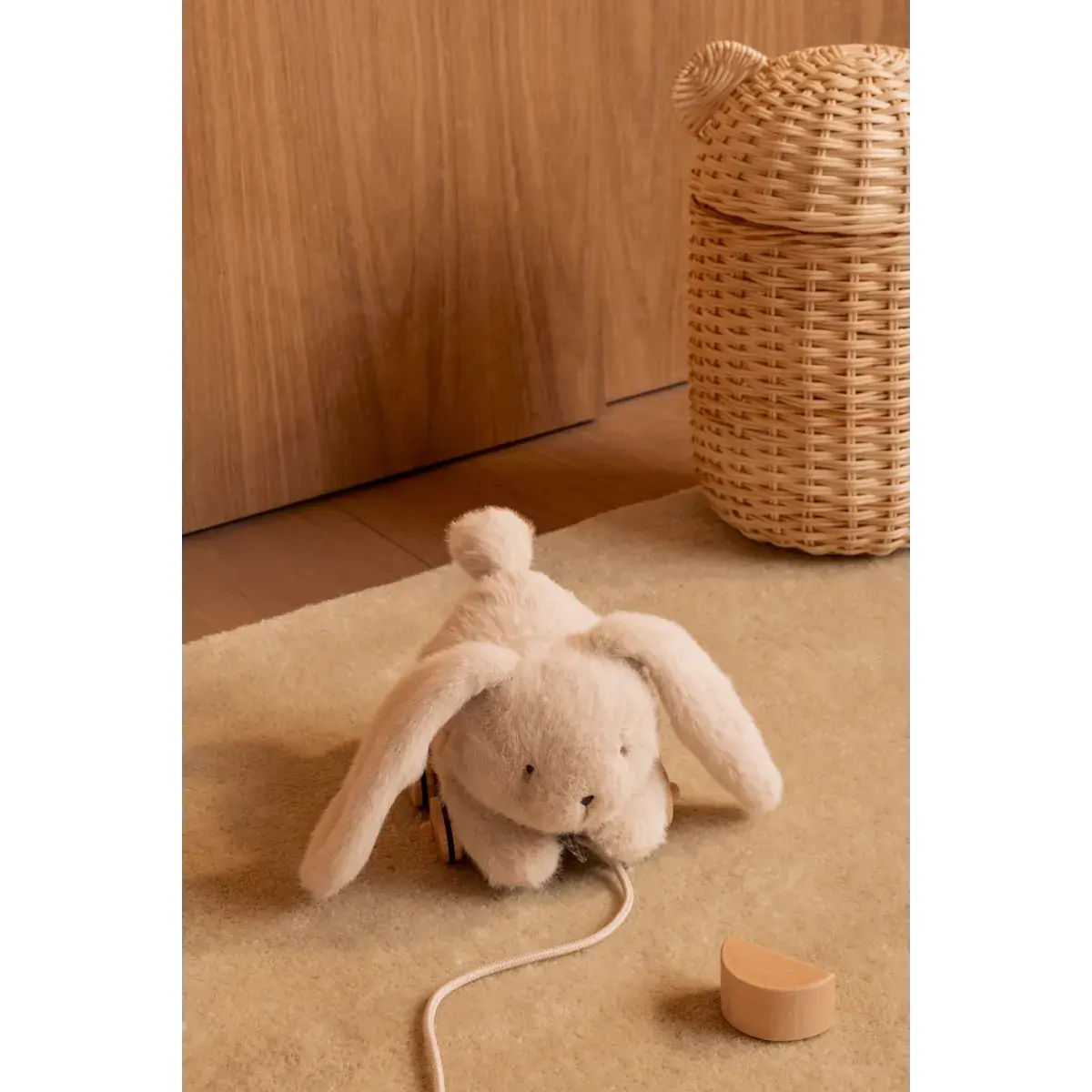 Pera Rabbit Pull Along Toy - Mist Liewood