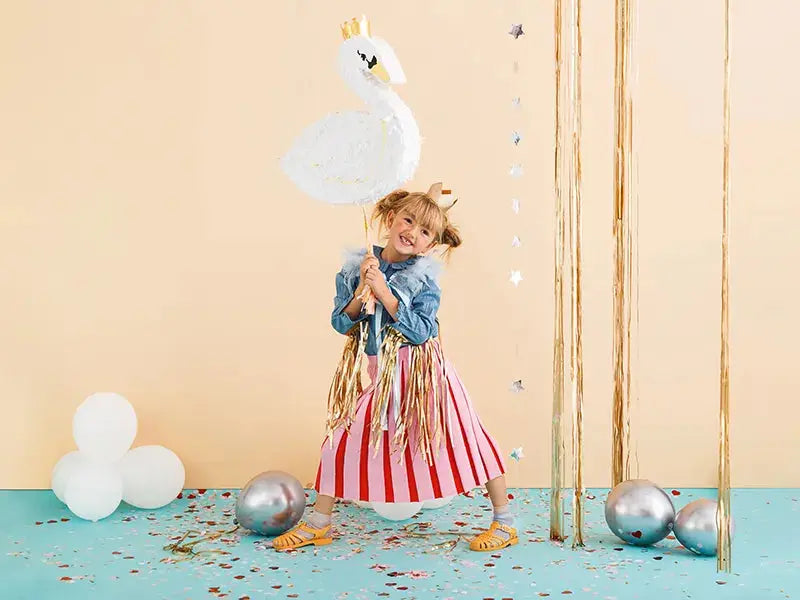 Pinata - Swan, 43.5x49.5x9cm Partydeco