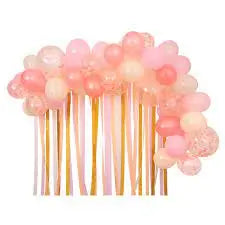 Pink Balloon & Streamer Garland (x 50 balloons) Meri Meri