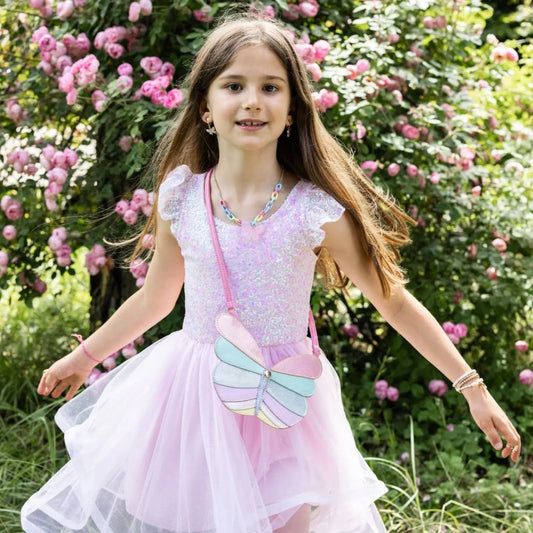 Pink Sequin Twirl dress Great Pretenders