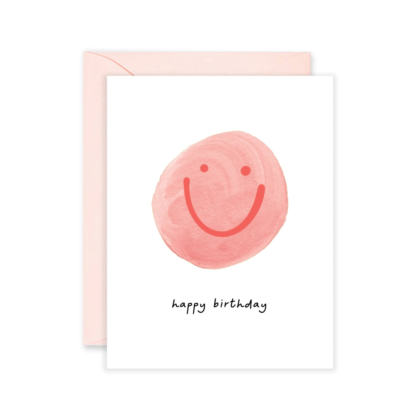 Pink Smiley Happy Birthday Greeting Card Isabella MG & Co.