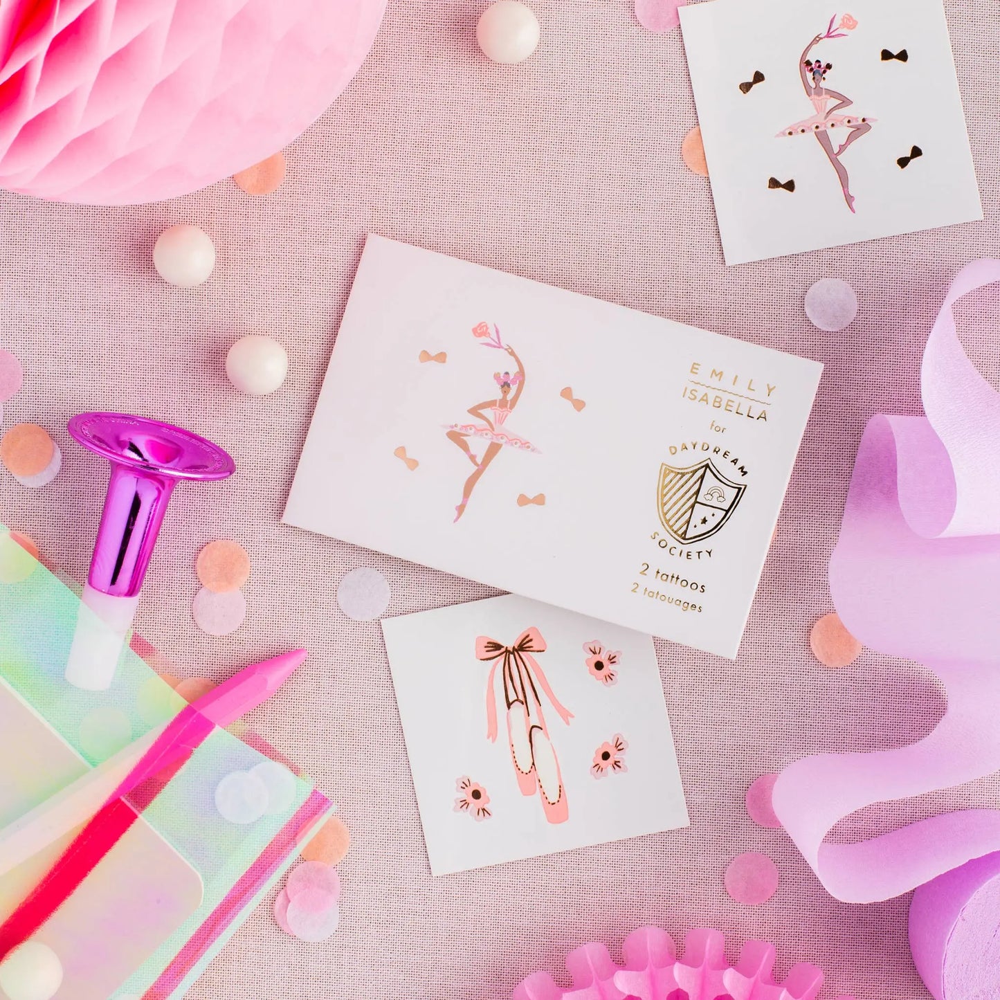 Pirouette Temporary Tattoos - 2 Pk. Jollity & Co. + Daydream Society