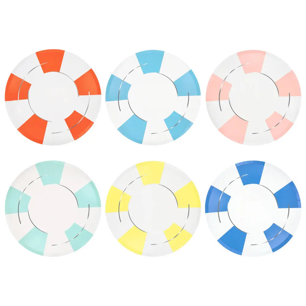 Pool float dinner plates Meri Meri