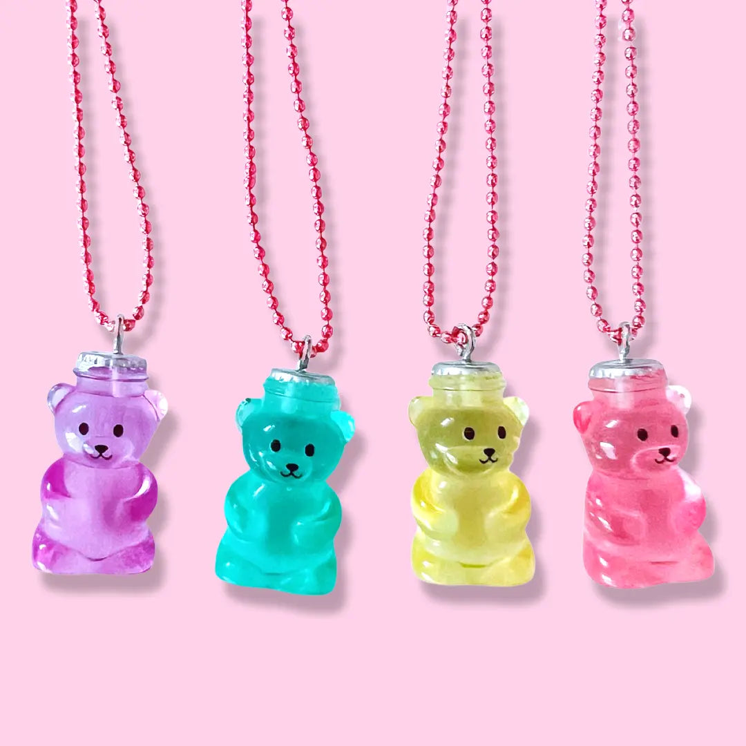 Pop Cutie Jelly Honey Bear Kids Necklace Pop Cutie Accessories