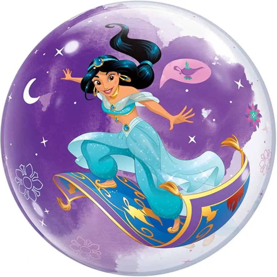 Princess Jasmine 22" Single Bubble Balloon Qualatex