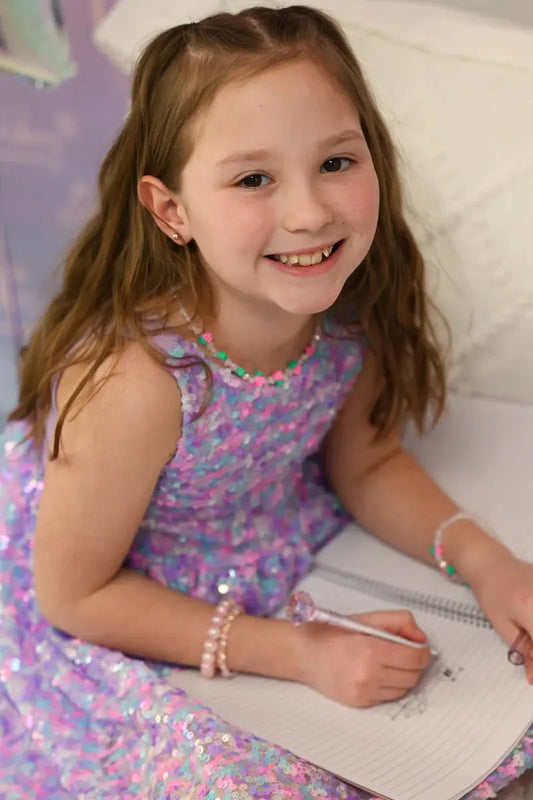 Purple Party Sequins Dress Great Pretenders