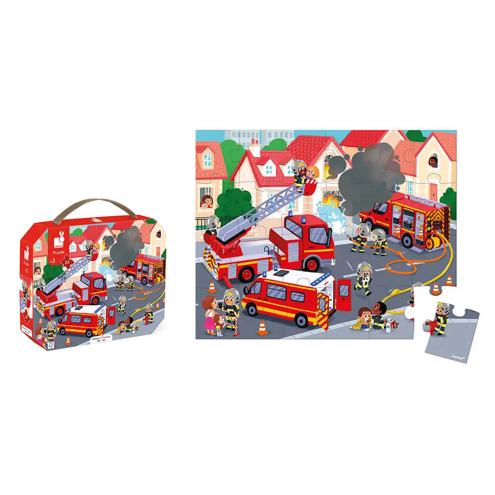 Puzzle Firemen - 24 pieces Janod