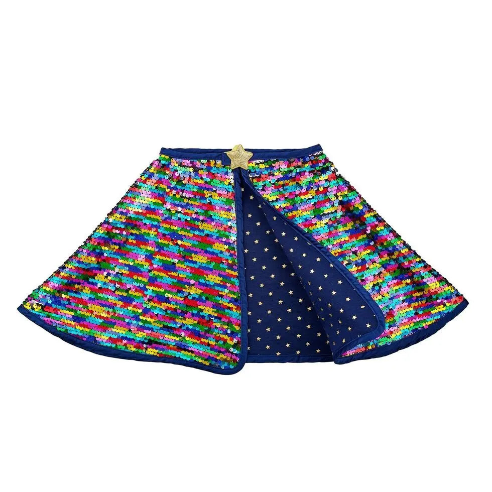 Rainbow Sequin Cape Rockahula