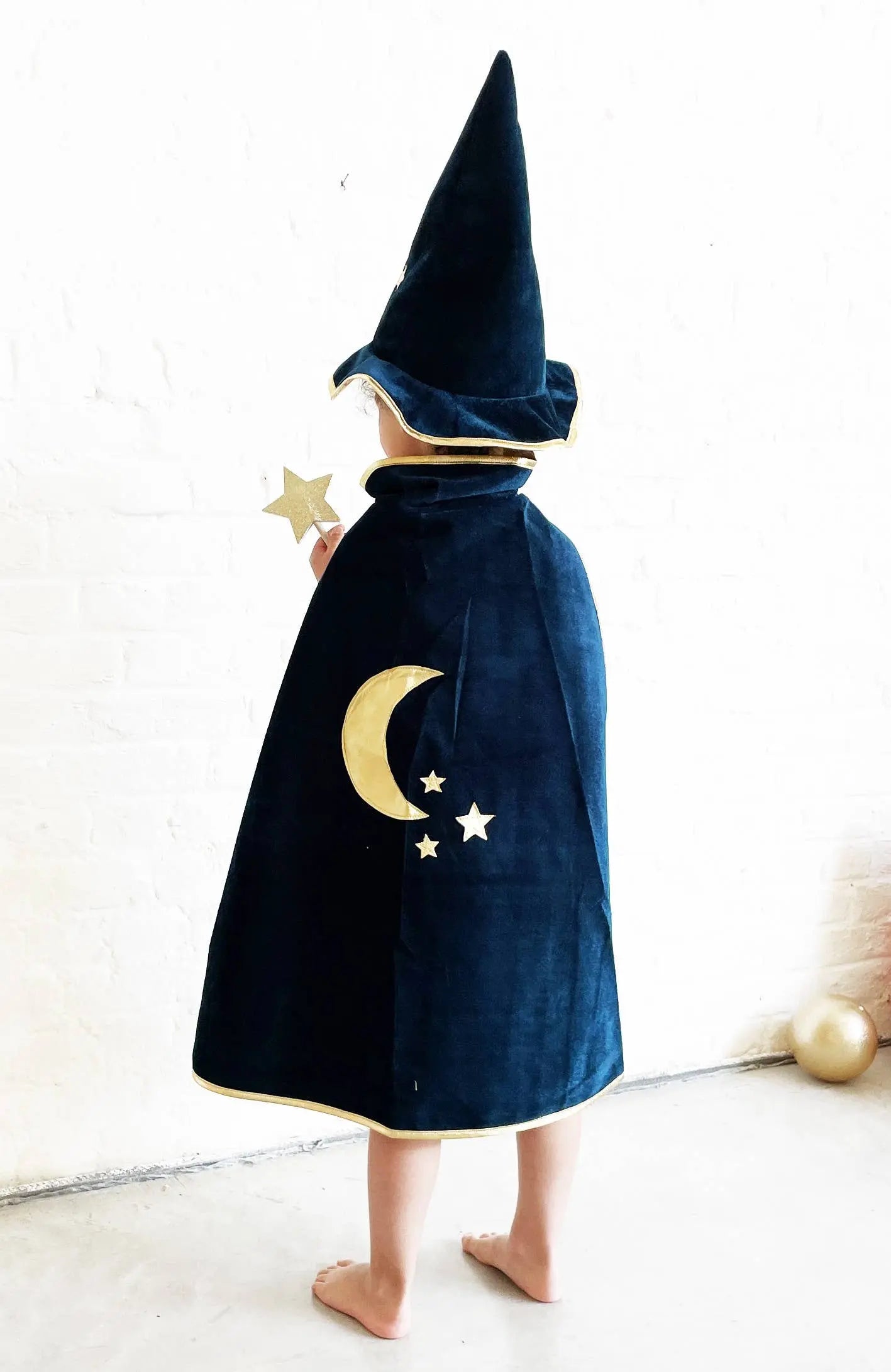 Ratatam! - Blue Wizard Cloak Costume Set+Hat+Wand Ratatam!