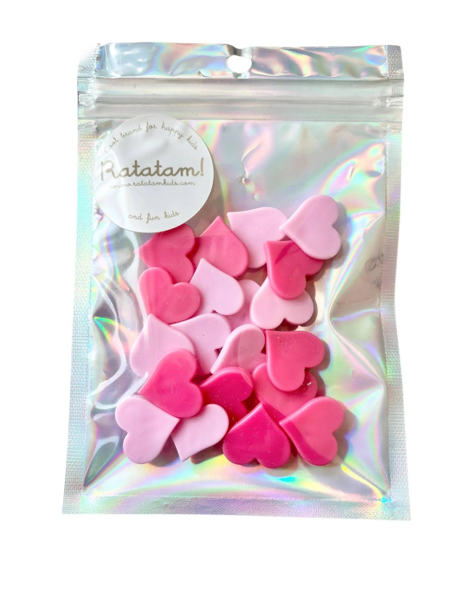 Ratatam! - Clip-on bike accessories small pink hearts Ratatam!