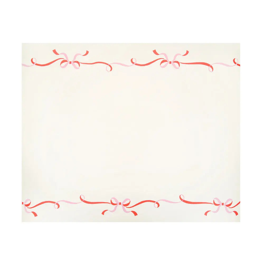 Ribbon bow table runner Partydeco