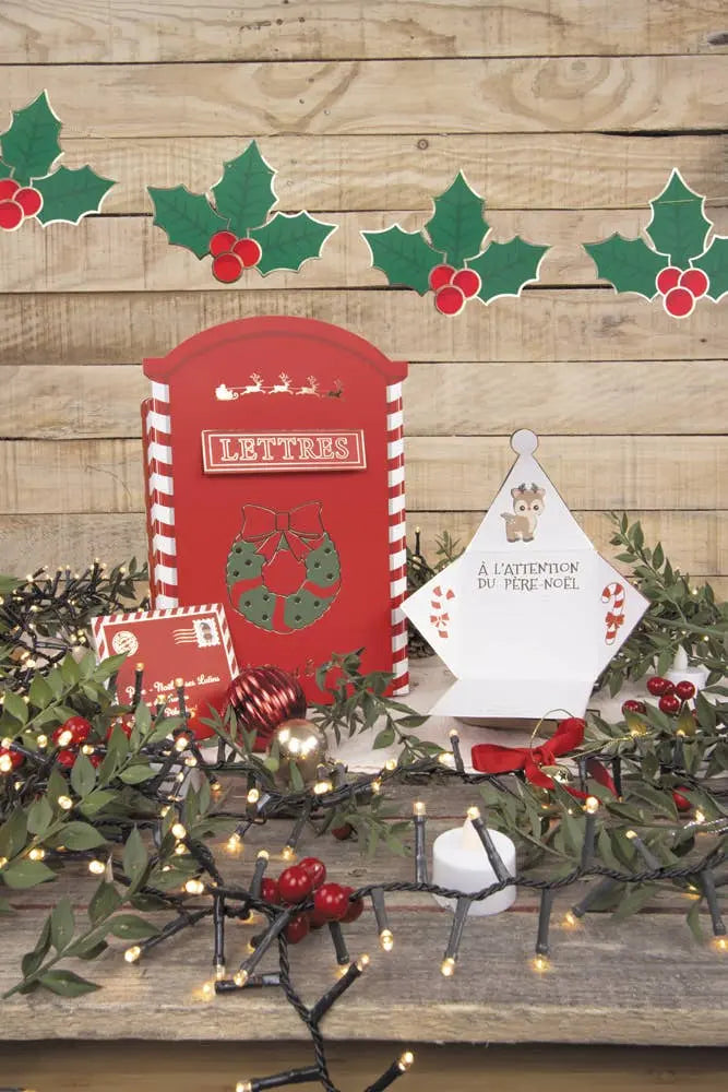 SANTA CLAUS'S MAILBOX AND HIS SWEETY XMAS LETTERS Tim&Puce Factory