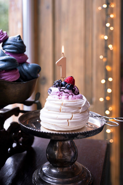 Birthday Candle Number 1, rose gold, 4.5cm (SCU12M-1-019R)