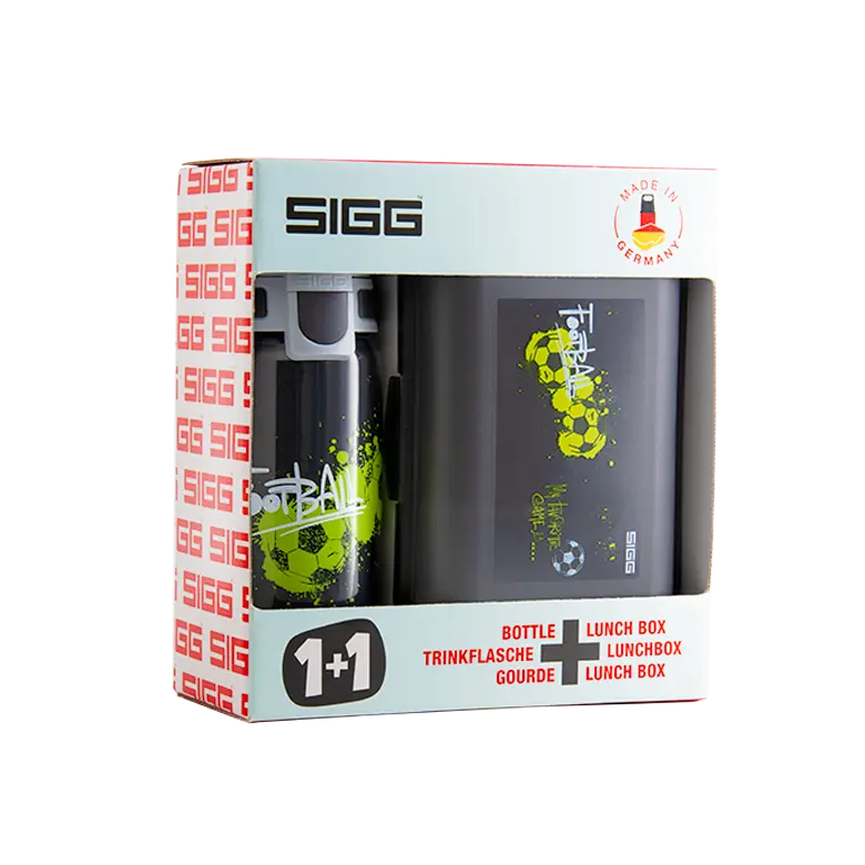 SET VIVA KIDS LUNCHBOX FOOTBALL TAG Sigg