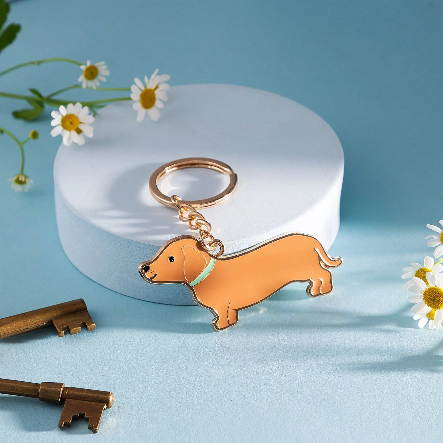 Sass & Belle Europe - Dachshund Enamel Keyring Sass & Belle Europe