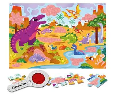 Secret Puzzel Dinosaurs Ludattica