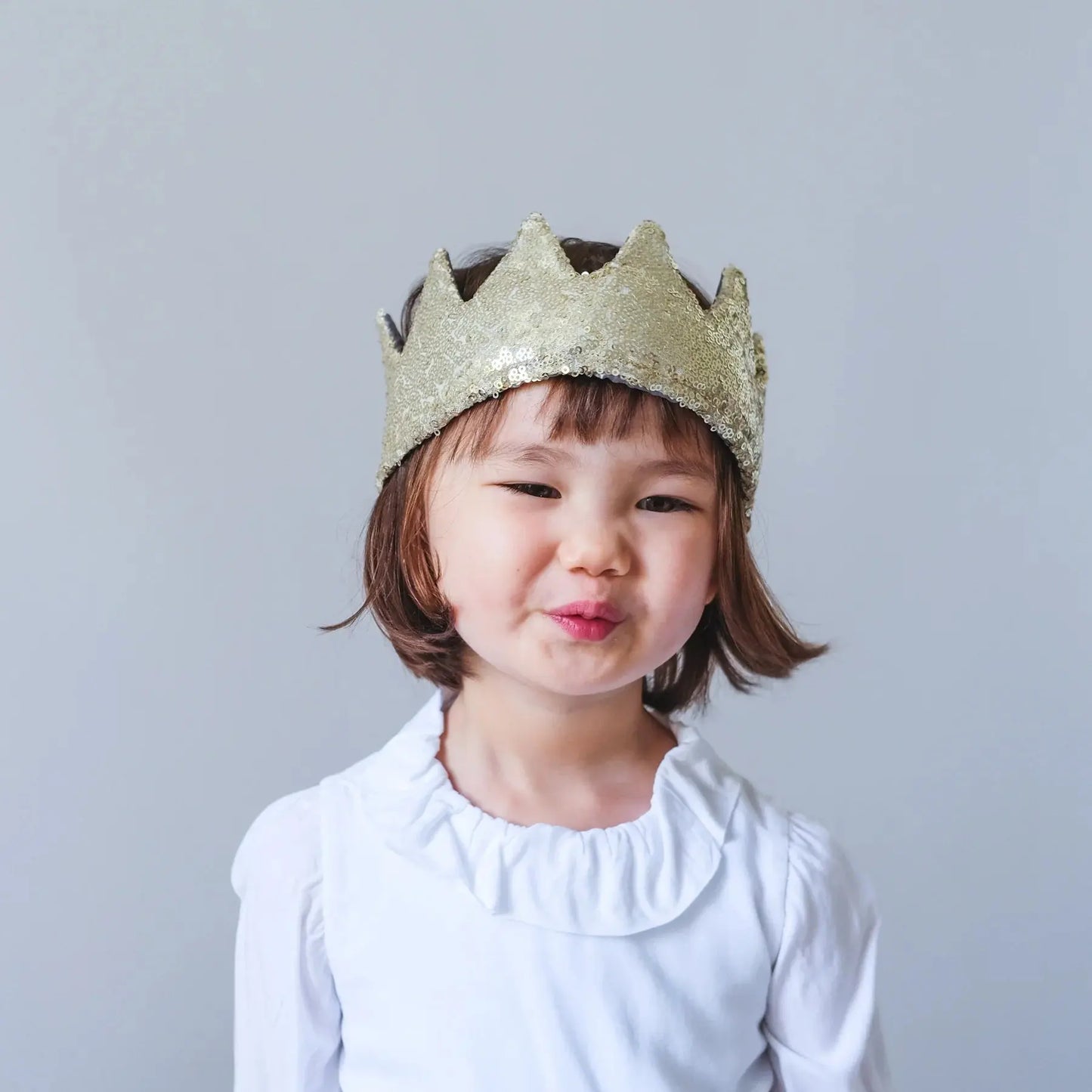 Sequin crown Luciole et Petit Pois